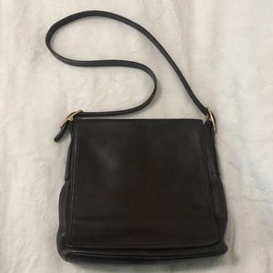 Vintage COACH E1P-9829 dark brown crossbody